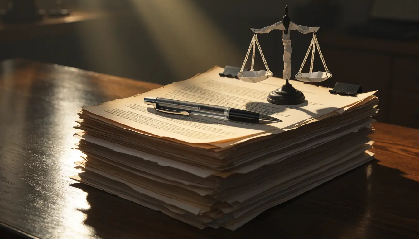 An open claim file and car keys on a desk — whether a Riverside DUI lawsuit is worth filing